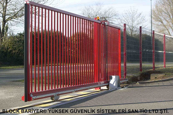Motorlu Demir Fabrika Kapısı